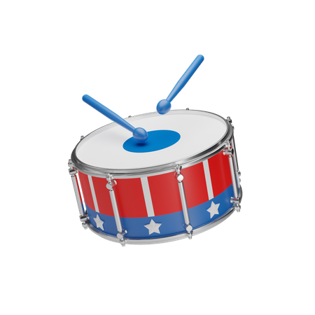 Tambor americano  3D Icon