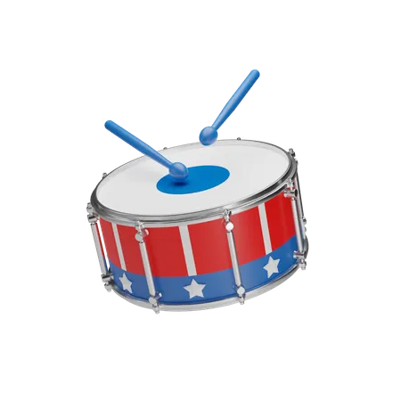 Tambor americano  3D Icon