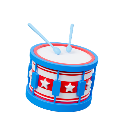 Tambor americano  3D Icon