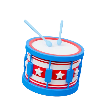 Tambor americano  3D Icon