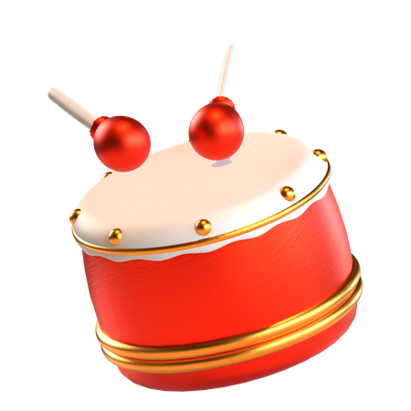 Tambor chino  3D Icon