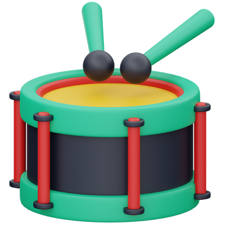 Tambor de carnaval  3D Icon