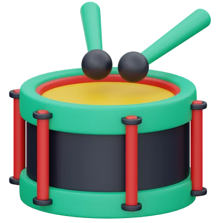 Tambor de carnaval  3D Icon