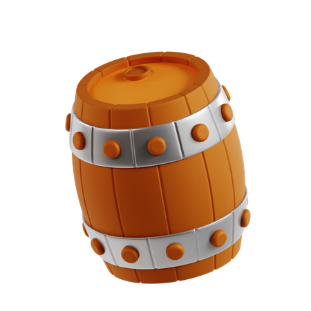 Tambor de óleo  3D Icon
