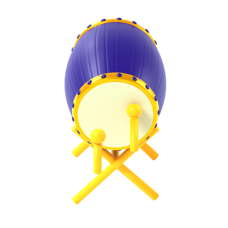 Tambor de ramadán  3D Icon