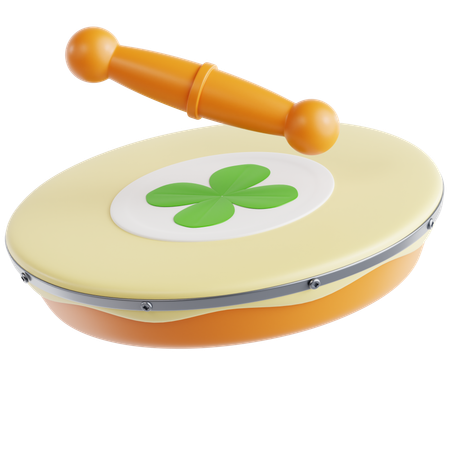 Tambor irlandês  3D Icon