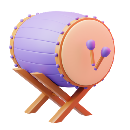 Tambor islâmico  3D Icon