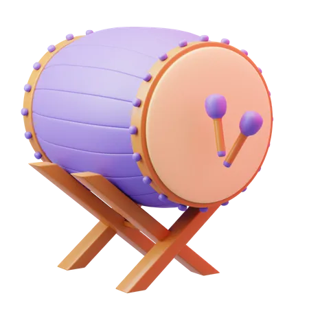 Tambor islâmico  3D Icon