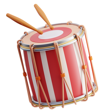 Tambor musical  3D Icon