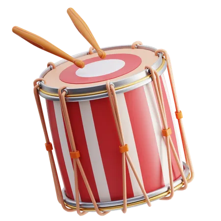 Tambor musical  3D Icon