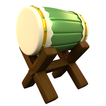 Batida de tambor  3D Icon