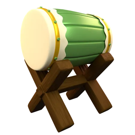 Batida de tambor  3D Icon