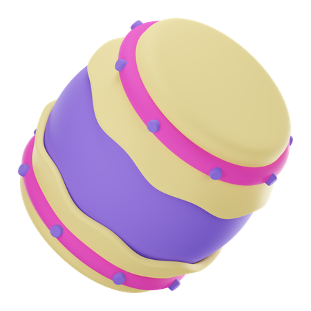 Tambour  3D Icon