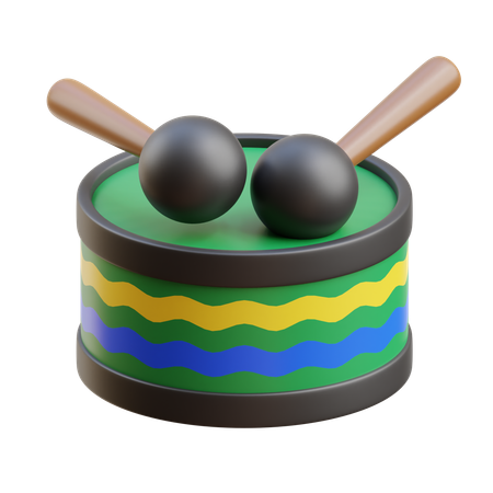 Tambour  3D Icon