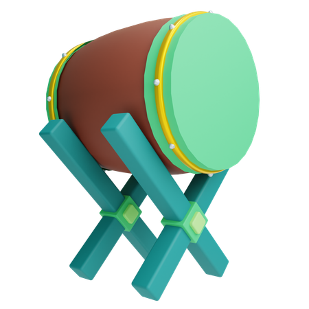 Tambour  3D Icon