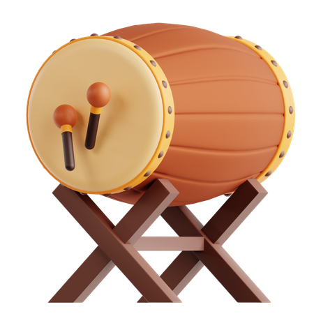 Tambour  3D Icon