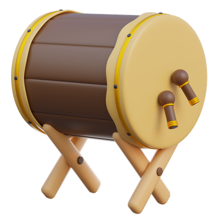 Tambour  3D Icon