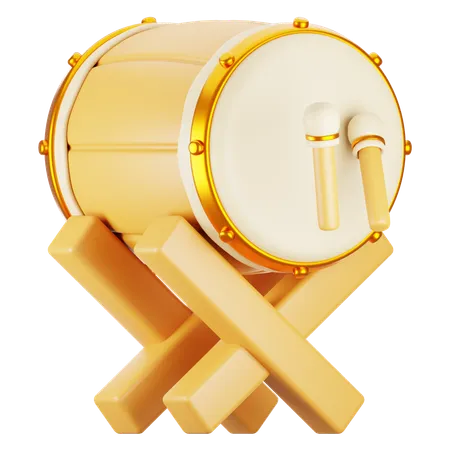 Tambour  3D Icon