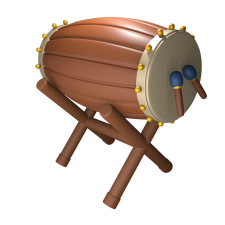 Tambour  3D Icon