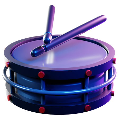 Tambour  3D Icon