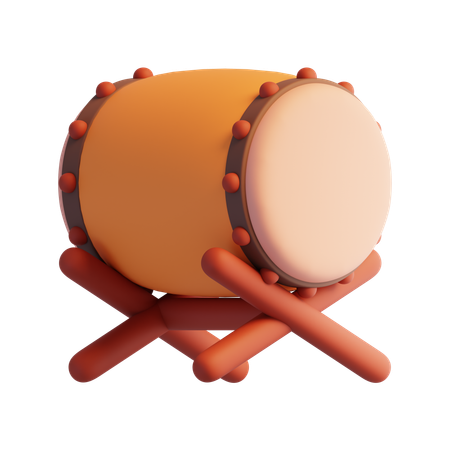 Tambour  3D Icon