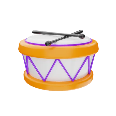 Tambour  3D Icon
