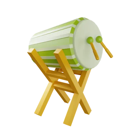 Tambour  3D Illustration