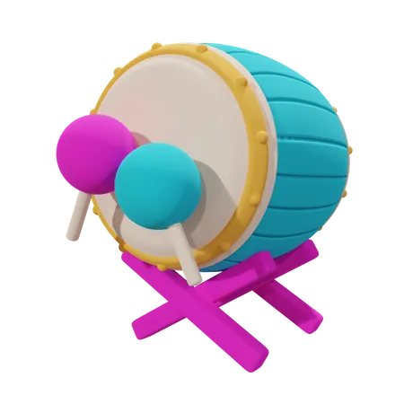 Tambour  3D Icon