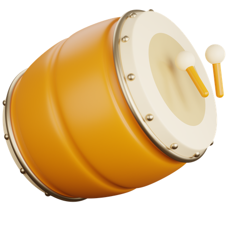 Tambour  3D Icon