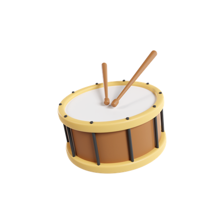 Tambour  3D Icon