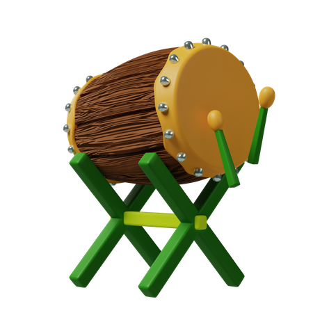 Tambour  3D Icon