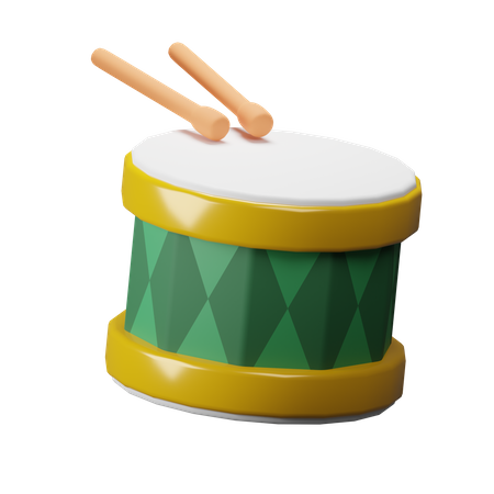 Tambour  3D Icon