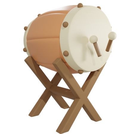 Tambour  3D Icon