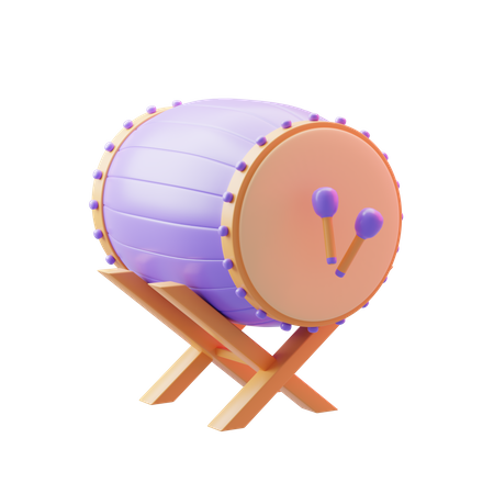 Tambour  3D Icon