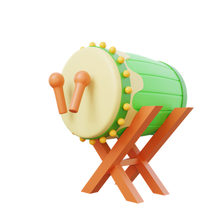 Tambour  3D Icon