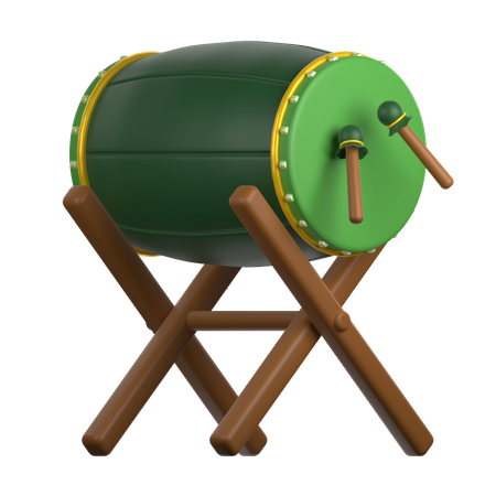 Tambour  3D Icon