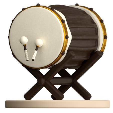 Tambour  3D Icon