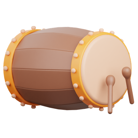 Tambour  3D Icon