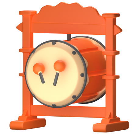 Tambour  3D Icon