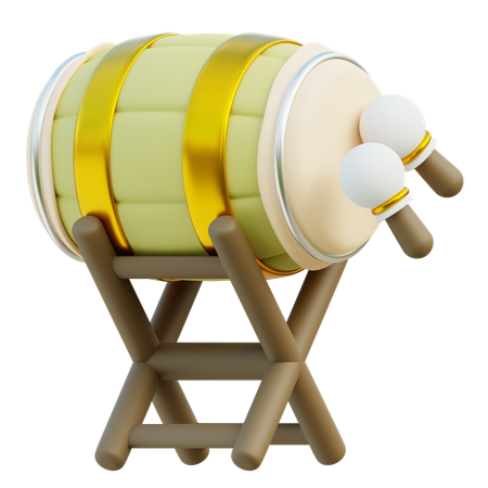 Tambour battant  3D Icon