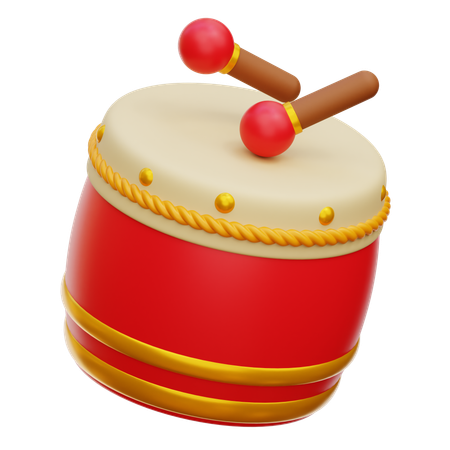 Tambour chinois  3D Icon