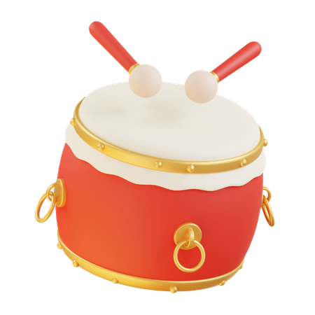 Tambour chinois  3D Icon