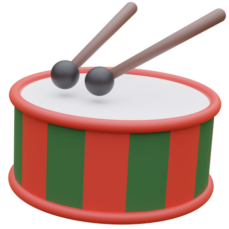 Tambour de Noël  3D Icon