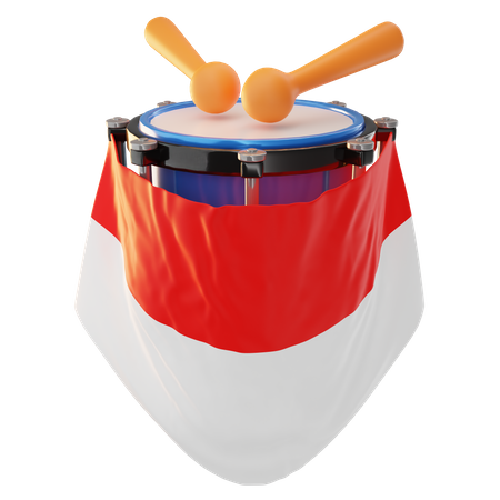 Tambour indonésien  3D Icon