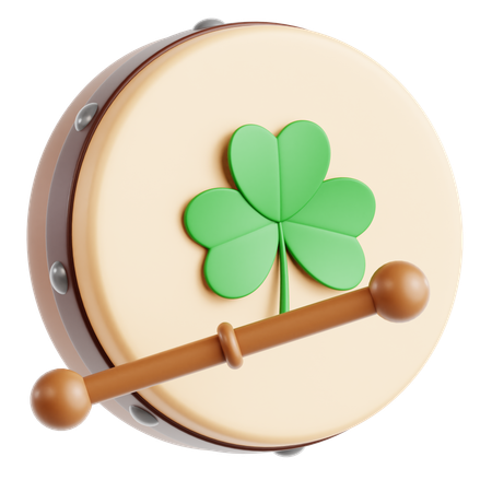 Tambour irlandais  3D Icon