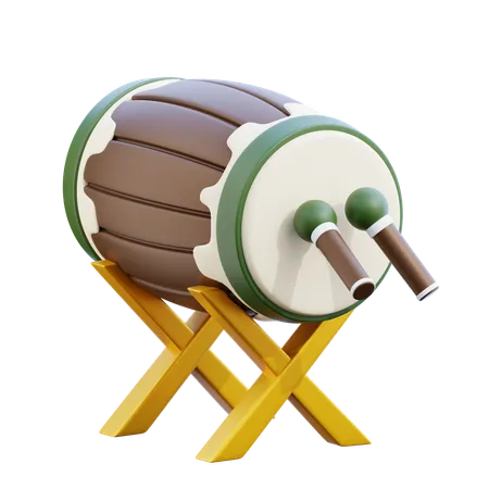 Tambour islamique  3D Icon