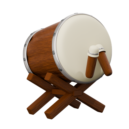 Tambour islamique  3D Icon