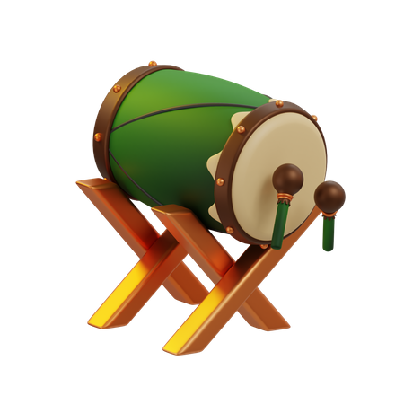 Tambour islamique  3D Icon