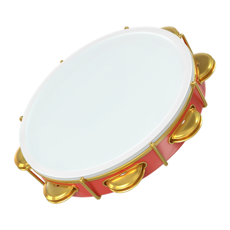 Tambourine  3D Icon