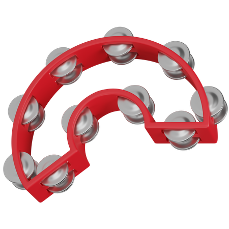 Tambourine  3D Icon